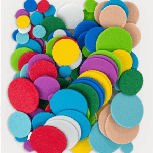 Kółka piankowe mix  120szt.