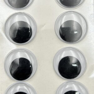 Ruchome oczy oczka samoprzylepne 24mm