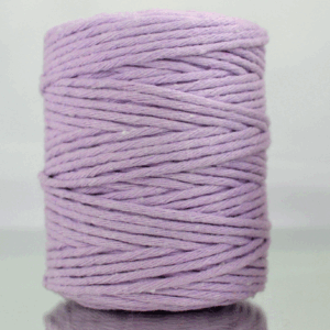 Sznurek bawełniany skręcany FIOLETOWY 100m 3mm