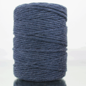 Sznurek bawełniany skręcany GRANATOWY 100m 3mm