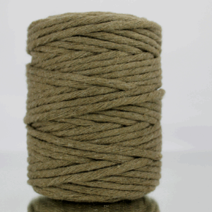 Sznurek bawełniany skręcany KHAKI 50m 5mm