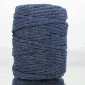 Sznurek bawełniany skręcany GRANATOWY 50m 5mm