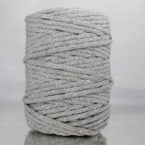 Sznurek bawełniany skręcany SZARY 50m 5mm