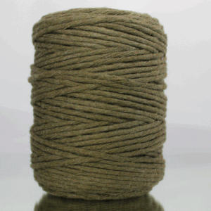 Sznurek bawełniany skręcany KHAKI 100m 3mm