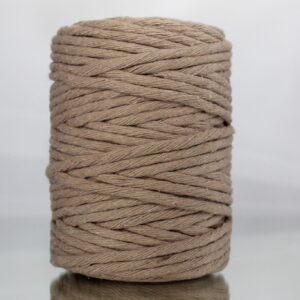 Sznurek bawełniany skręcany BEŻOWY 50m 5mm