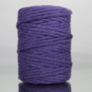 Sznurek bawełniany skręcany LAWENDOWY 50m 5mm