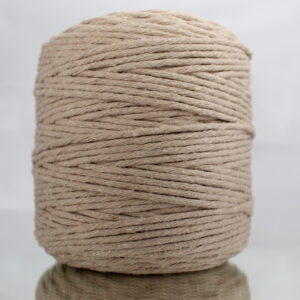 Sznurek bawełniany do makramy BEŻOWY 200m 3mm