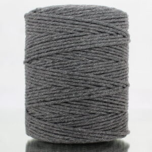 Sznurek bawełniany skręcany 150m 2mm GRAFITOWY