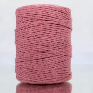 Sznurek bawełniany skręcany 150m 2mm BRUDNY RÓŻ