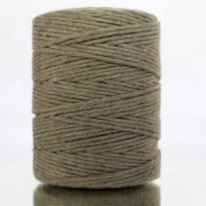 Sznurek bawełniany skręcany 150m 2mm KHAKI
