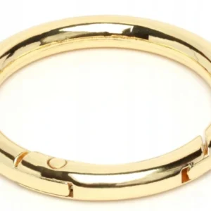 Złote kółko otwierane szekla 30mm