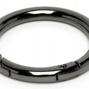 Czarne kółko otwierane szekla 30mm