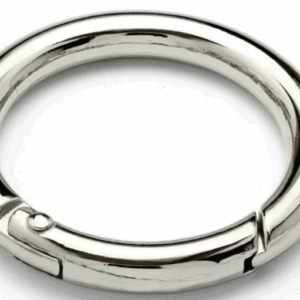 Srebrne kółko otwierane szekla 20mm