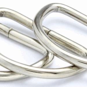 Półkole metalowe do torebki breloka 25mm 10sztuk