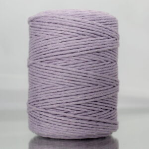 Sznurek bawełniany skręcany 150m 2mm FIOLETOWY