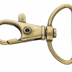 Karabińczyk metalowy 25 mm rybka 5