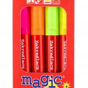Zakreślacz kolorowy 4 kolory Magic