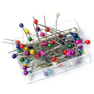 SZPILKI perłowe krawieckie 80 SZTUK kolorowe