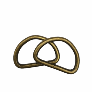 Półkole metalowe do torebki breloka 20mm 10sztuk STARE ZŁOTO