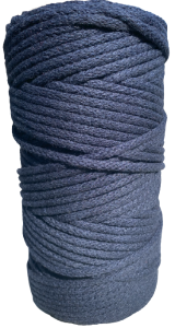 WAS Sznurek bawełniany z rdzeniem 100m 5mm - atrament WAS