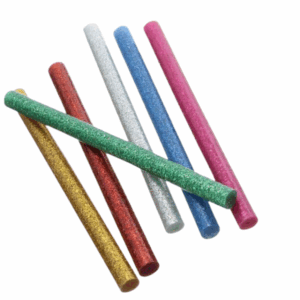 Klej na gorąco BROKATOWY 11mm kolorowy do pistoletu