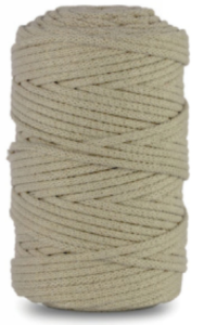 WAS Sznurek bawełniany z rdzeniem 100m 3mm JASNY BEŻOWY WAS