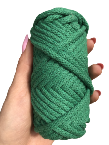 WAS Sznurek bawełniany z rdzeniem zielony 20m 5mm WAS