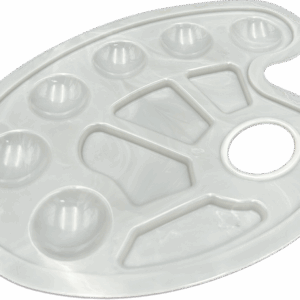 Paletka paleta malarska plastikowa do farb owalna