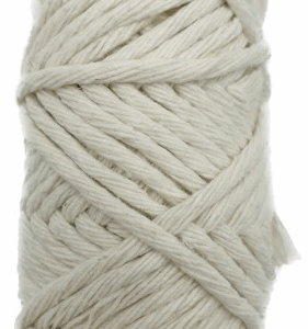Sznurek bawełniany skręcany NATURALNY 20m 3mm