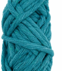 Sznurek bawełniany skręcany SZMARAGDOWY 10m 5mm