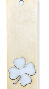 Zakładka drewniana do książki koniczyna baza sklejka 1szt