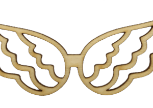 Skrzydełka skrzydła anielskie drewniane 1szt