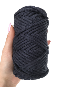 WAS Sznurek bawełniany z rdzeniem atrament 50m 5mm WAS