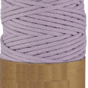 WAS Sznurek bawełniany z rdzeniem 100m 5mm - liliowy WAS