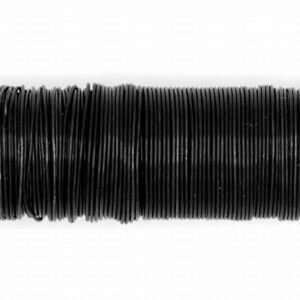Drut drucik florystyczny nawijany 33m czarny