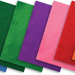 FILC dekoracyjny mix kolorów arkusz 10szt 21x15