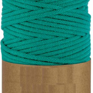 WAS Sznurek bawełniany z rdzeniem 100m 5mm - turkusowy WAS