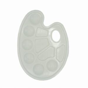 Paletka paleta malarska plastikowa do farb owalna