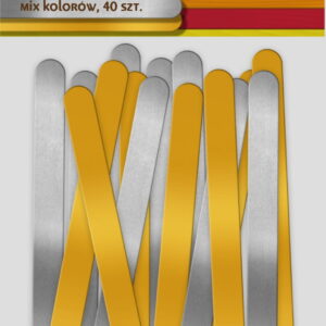 Patyczki drewniane metalizowane kreatywne