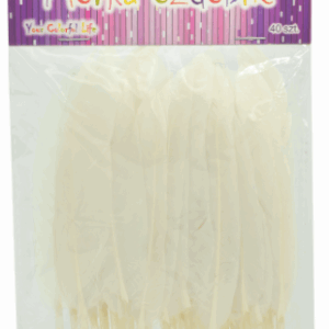 Piórka pióra ozdobne dekoracyjne lotki białe biel