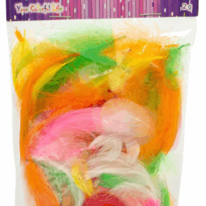 Piórka pióra mix ozdobne dekoracyjne lotki kolor