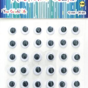 Ruchome oczka oczy samoprzylepne do dekoracji