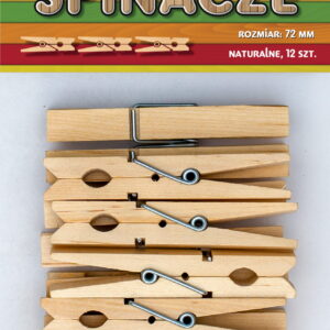 Klamerki spinacze drewniane ozdobne do zdjęć mini