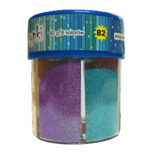 Brokat sypki kolorowy dekoracyjny ozdobny pyłek