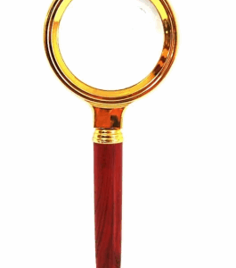 Lupa klasyczna szkło powiększające ręczna soczewka