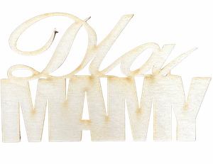 Drewniany napis Dla MAMY dzień matki scrapki 1szt