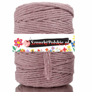 Sznurek bawełniany skręcany WRZOSOWY 20m 3mm