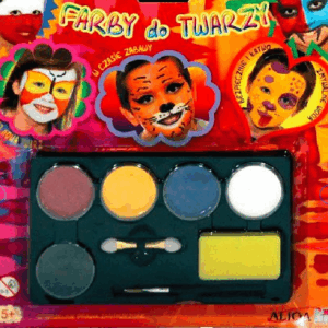 Farby do malowania twarzy 5 kolorów