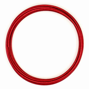 Drucik aluminiowy karbowany czerwony