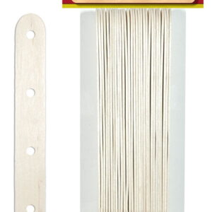 Patyczki kreatywne drewniane bezbarwne z dziurkami